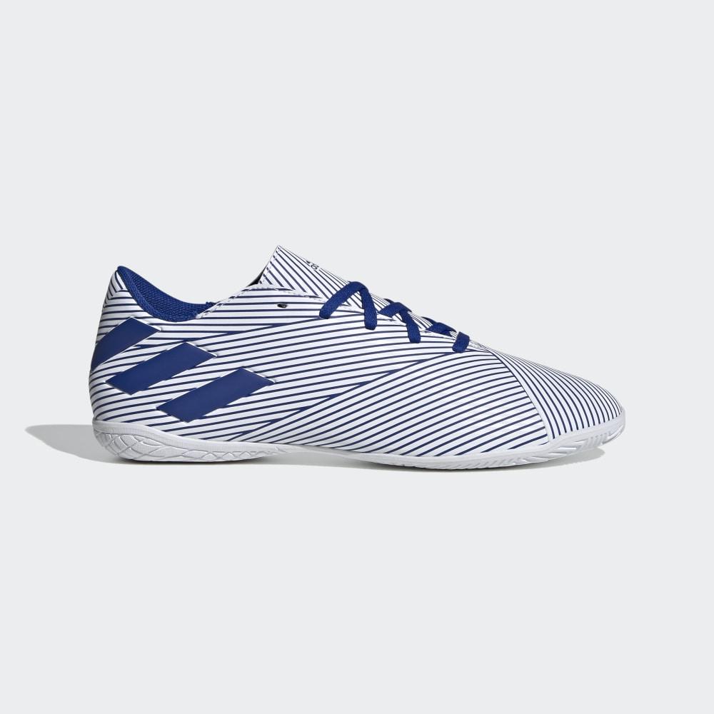 Adidas Nemeziz 19.4 Indoor Hrvatska - Muške Tenisice Za Nogomet - Bijele/Kraljevska Plava/Crne (MQGZ